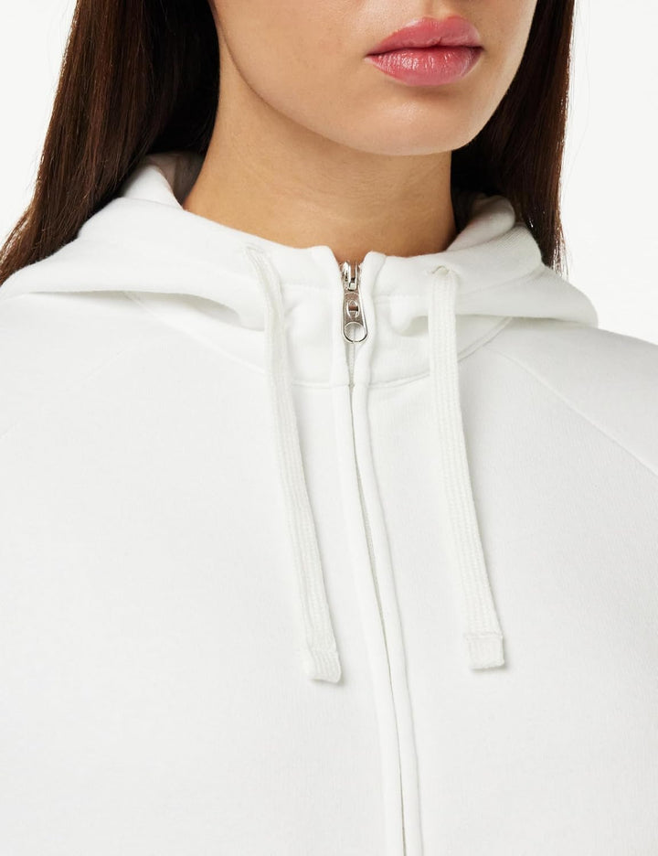 Champion Damen Legacy Sweatsuits Heritage W-Light Powerblend Fleece Boxy Hooded Sportanzug XL Off Wh