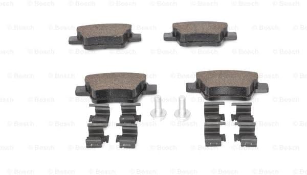 Bosch BP1009 Bremsbeläge - Hinterachse - ECE-R90 Zertifizierung - vier Bremsbeläge pro Set