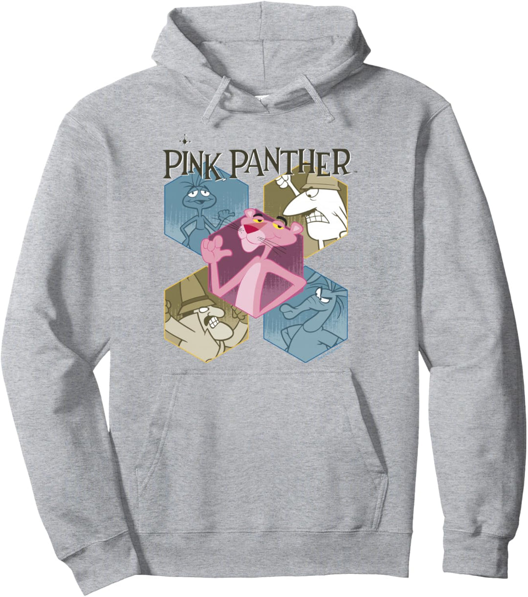 Pink Panther Hexagonal Portraits Pullover Hoodie