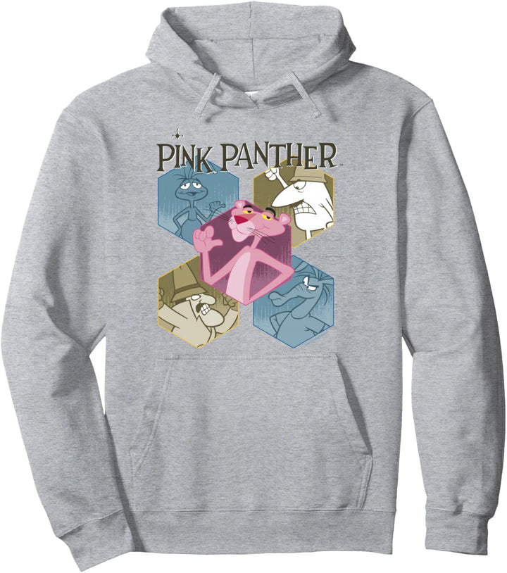Pink Panther Hexagonal Portraits Pullover Hoodie