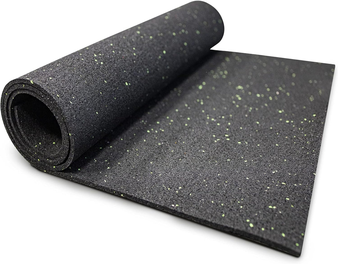 60 cm x 150 cm, 0,6 cm Unterlegmatte für Fitnessgeräte Erhöhte Stabilität Robuster Fussbodenschutz R