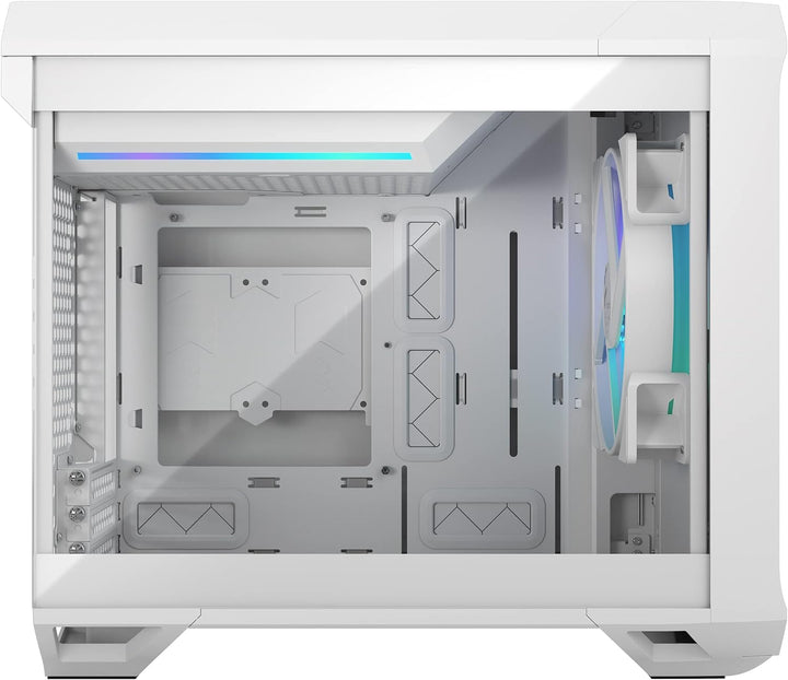 Fractal Design Torrent RGB White E-ATX Tempered Glass Window High-Airflow Mid Tower Computer Case, R