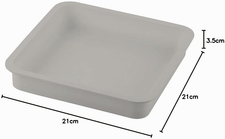 Silikomart - QUADRO - MOLDE DE SILICONA 210 MM x 210 MM H 35 MM, QUADRO
