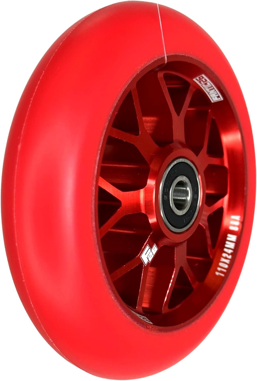 Fantic26 Spy7 Stunt Scooter Rolle I Trick I Tret I Kinder I Roller I Wheel I 110mm I ABEC 11 I Schne