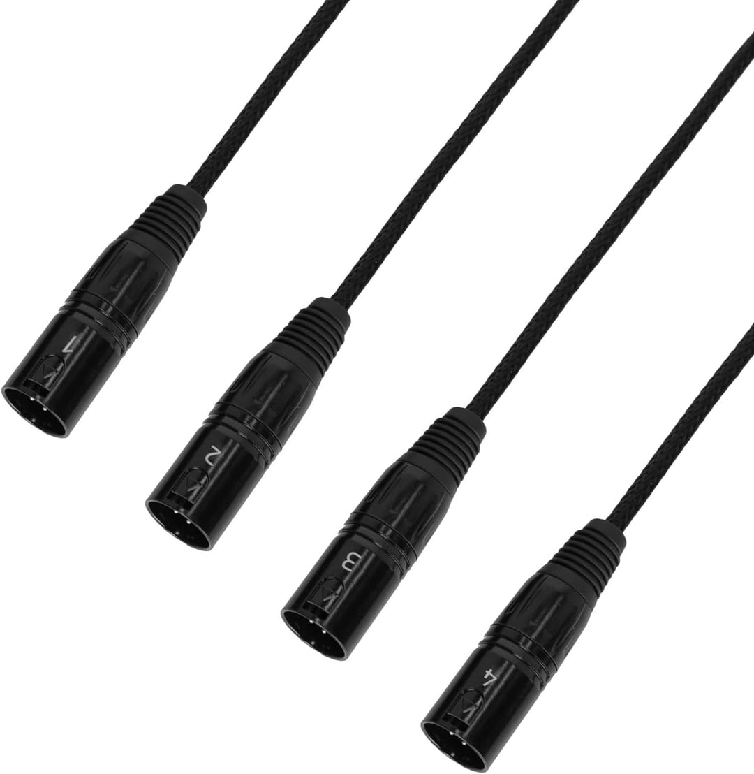 Adam Hall Cables 4 STAR CATBOX XM3 - Audio & DMX Adapter 3-Pol XLR Male x Cat.6a, Male