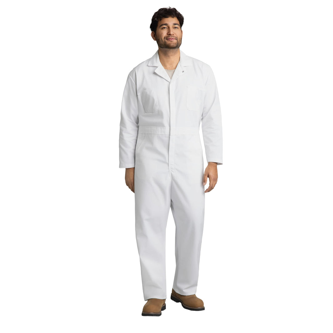 Red Kap Herren Twill-overall mit Rückenpartie Overall mit Twill XL Weiss, XL Weiß