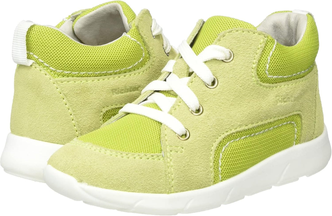 Richter Kinderschuhe Jungen Valentin Sneaker 22 EU Lime, 22 EU Lime
