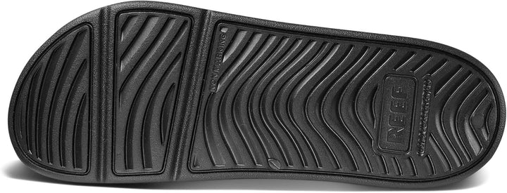 Reef Herren Oase Double Up Schiebe-Sandalen 43 EU Schwarz, 43 EU Schwarz