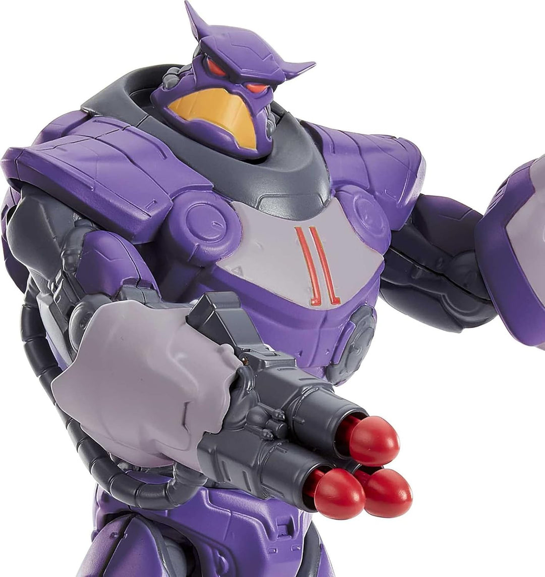 Buzz Lightyear Disney and Pixar Lightyear Zurg 10-in Tall Action Figure, 13 Posable Joints Authentic