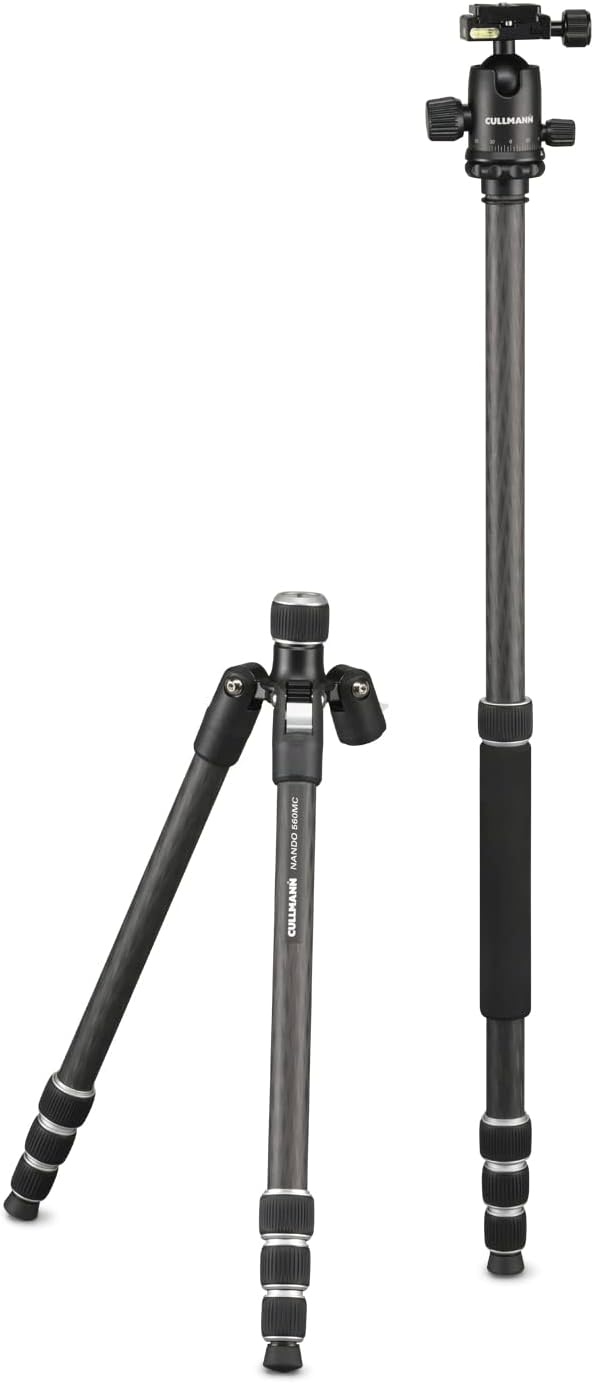 CULLMANN - 52347 - NANDO - 560MC RB8.5 - Stativ - Carbon - Reisestativ - Leichtgewicht - Schnellspan