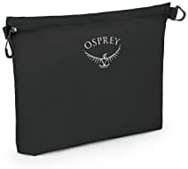 Osprey Europe Reissverschluss-Sack, Mittelgross Rucksack-Zubehör Black Set Zipper Sack Set, Black Se