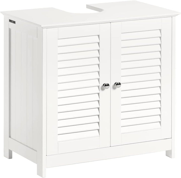 SoBuy® FRG237-W Waschbeckenunterschrank Badschrank Unterschrank Badmöbel in weiss BHT ca: 60x58x34cm