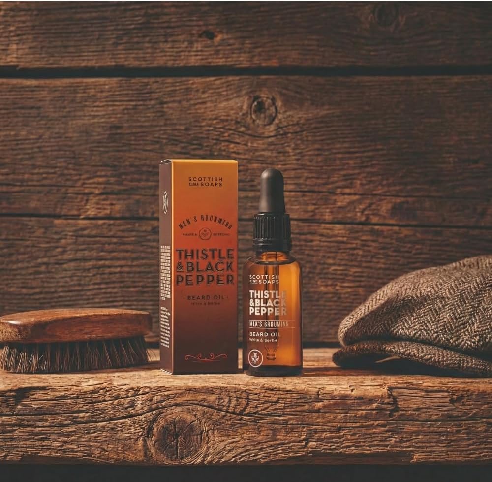 Scottish Fine Soaps Bartöl Thistle & Black Pepper 30ml
