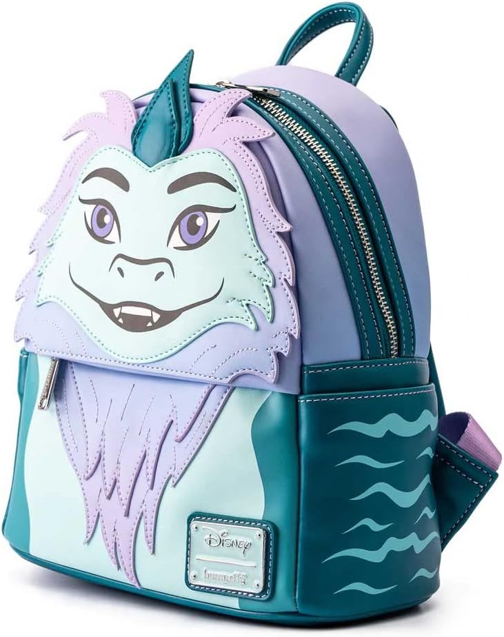 LOUNGEFLY WDBK1981 Mochila Disney Raya Y EL ULTIMO Dragon SISU, Aluminium
