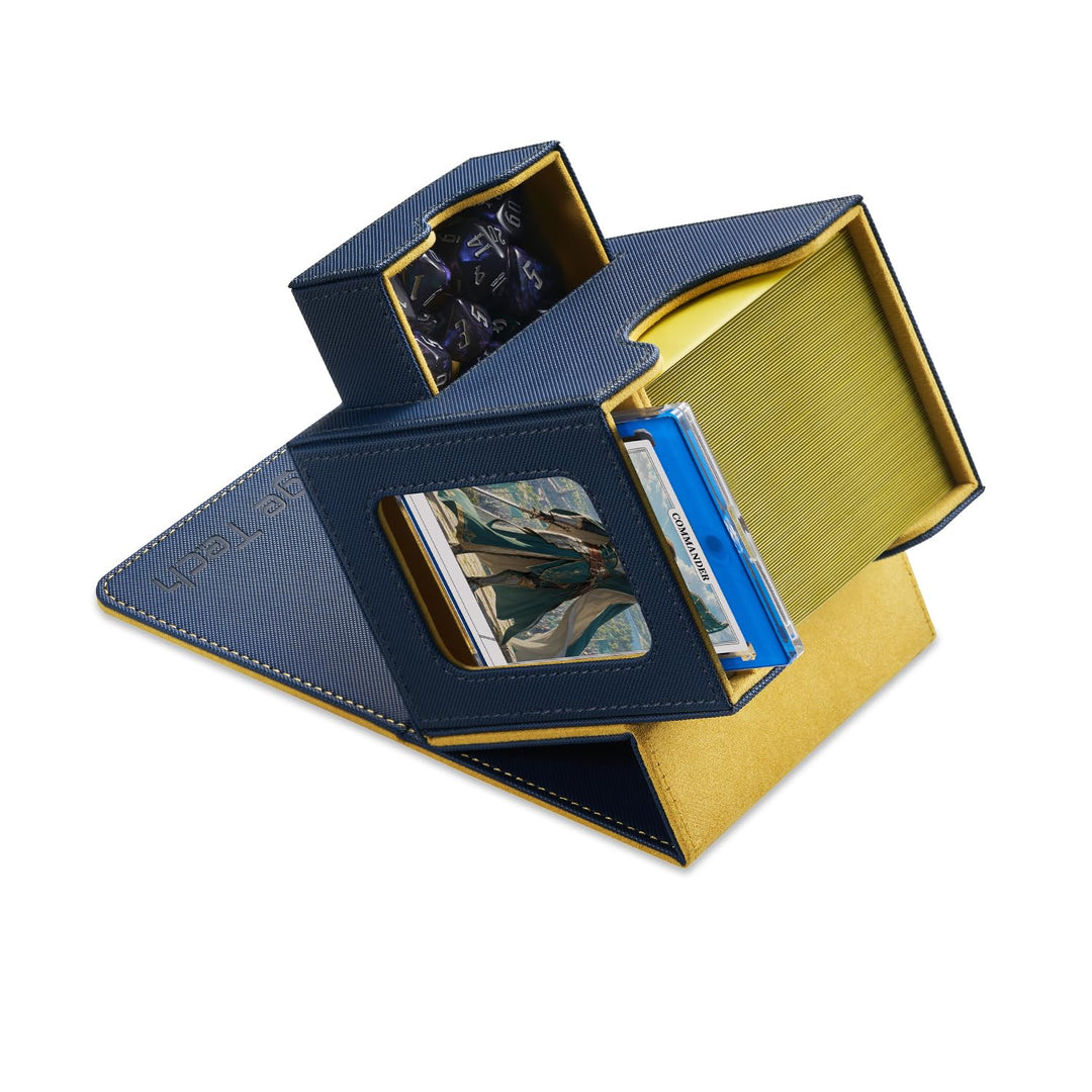 Commander Deckbox für MTG - Patentiertes Design, Commander Display, passt für 100 doppelt eingehüllt