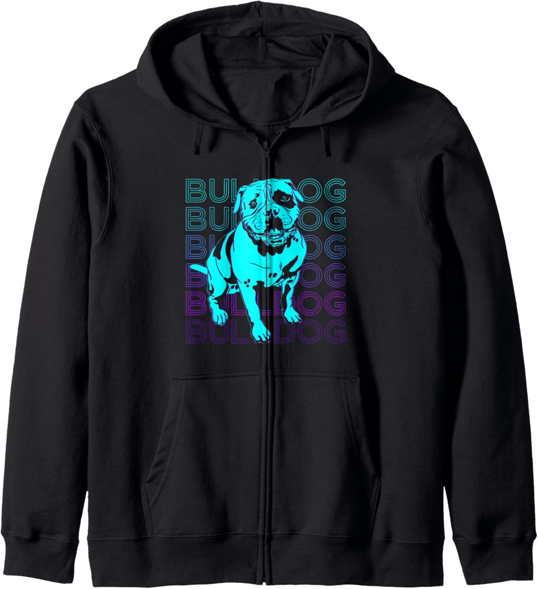Bulldogge Kapuzenjacke