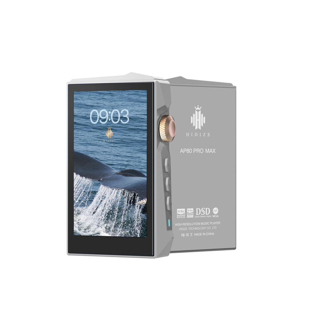 Hidizs AP80 PRO MAX MP3 Player mit Bluetooth WLAN, Hi-Res Streaming DLNA und AirPlay Wireless, Zwei