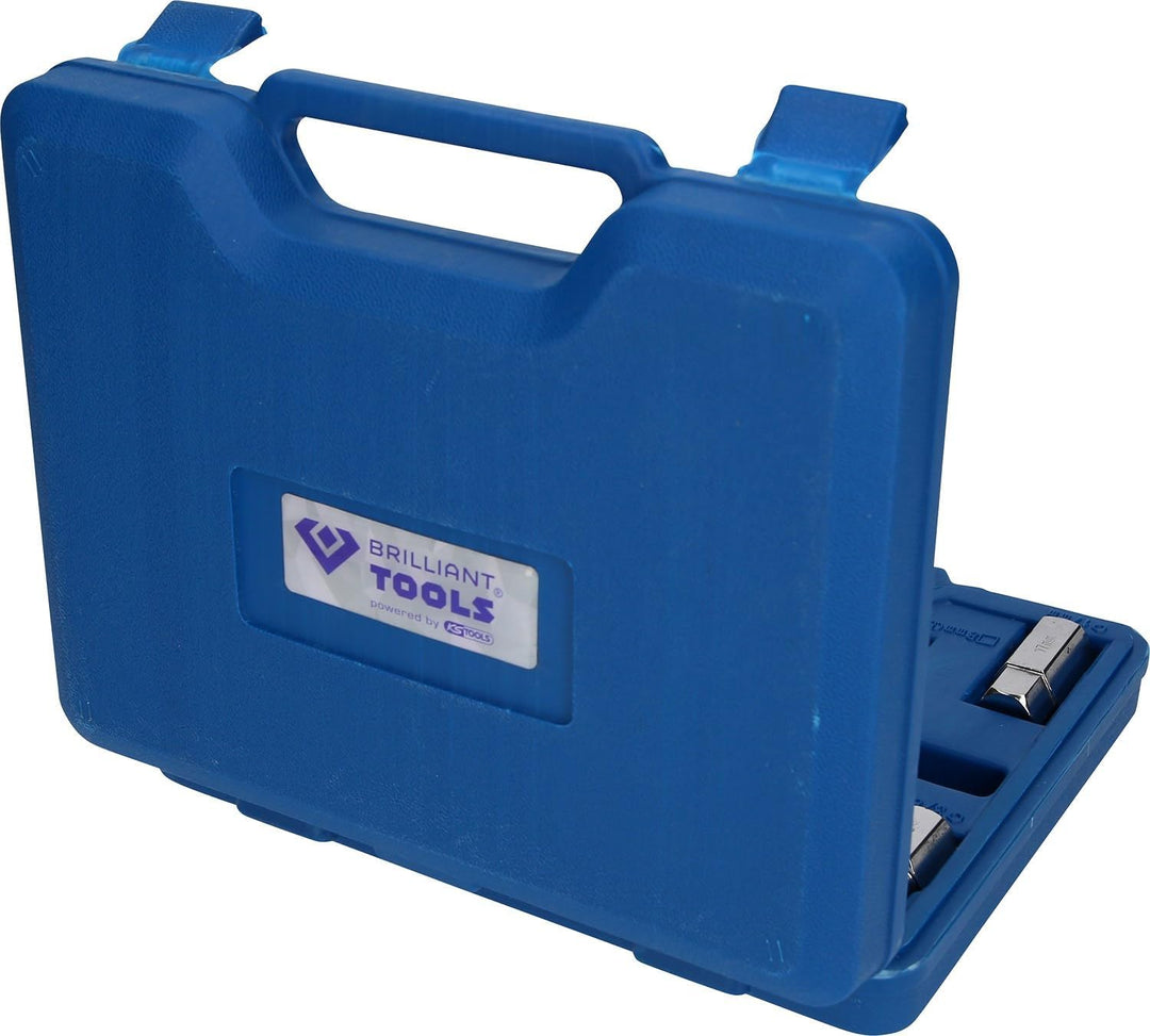 BRILLIANT TOOLS BT711150 Öldienst-Stecknuss-Satz, 12-tlg [Powered by KS TOOLS]