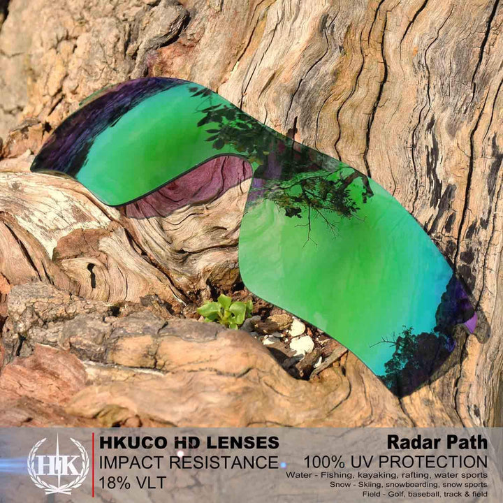HKUCO Plus Mens Replacement Lenses For Oakley Radar Path - 2 pair