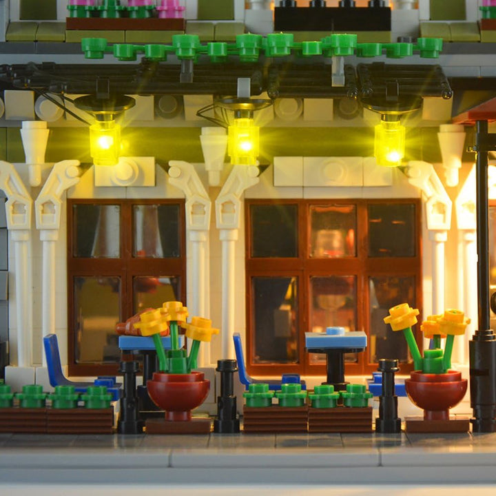 LIGHTAILING Licht-Set Für (Creator Pariser Restaurant) Modell - LED Licht-Set Kompatibel Mit Lego 10