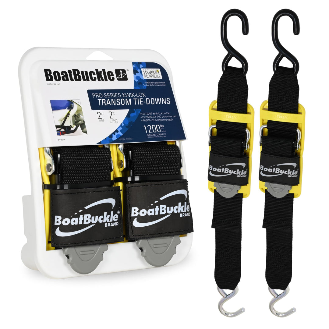 BoatBuckle Pro Series Kwik-Lok Riegelspanner. 2-Inch x 2-Feet, 2-Inch x 2-Feet