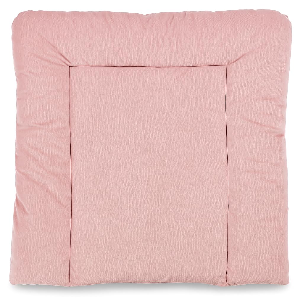 BABEES Wickelauflage Wickelunterlage 75x75 cm 100% Baumwolle Mädchen Junge Baby Kinder zweiseitig (M