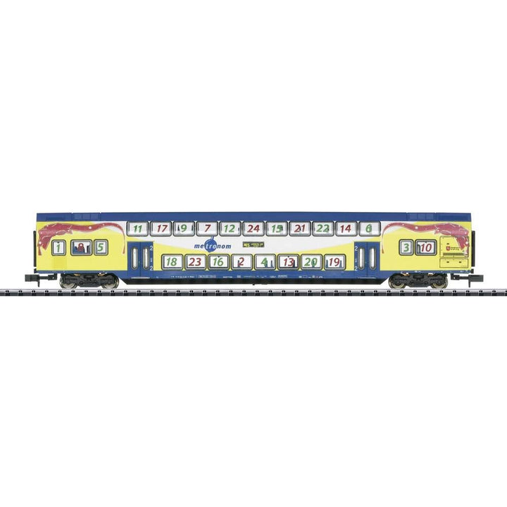 Trix 15396 - Doppelstockwagen Metronom 2.Kl., Minitrix