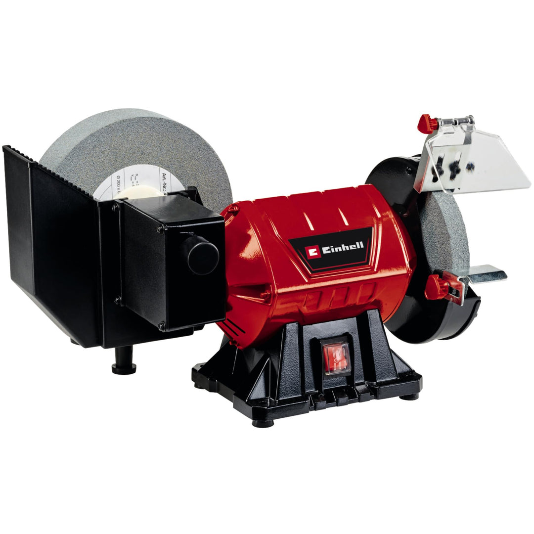 Einhell Nass-Trockenschleifer TC-WD 200/150 (max. 250 W, für Nass- und Trockenschliff, Metallkompakt