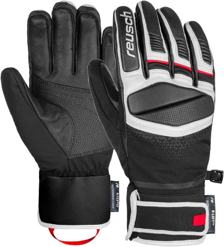 Reusch Herren Mastery Handschuhe 7.5 7745 Black/White/Fire Red, 7.5 7745 Black/White/Fire Red