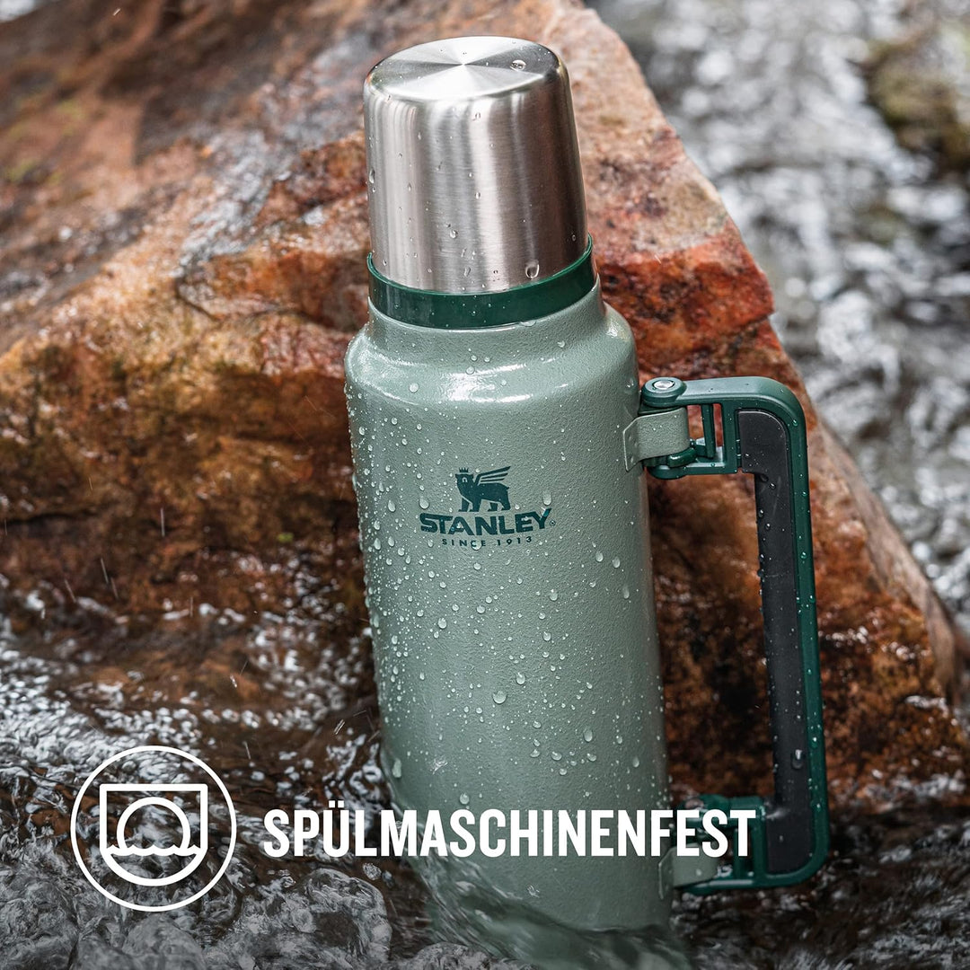 Stanley Classic Legendary Thermosflasche- Thermos Hält 15-48 Stunden Heiss oder Kalt - Edelstahl The