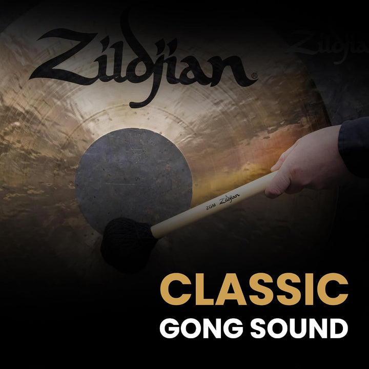 Zildjian - 12" Table-top Gong and Stand Set Gold/Grau