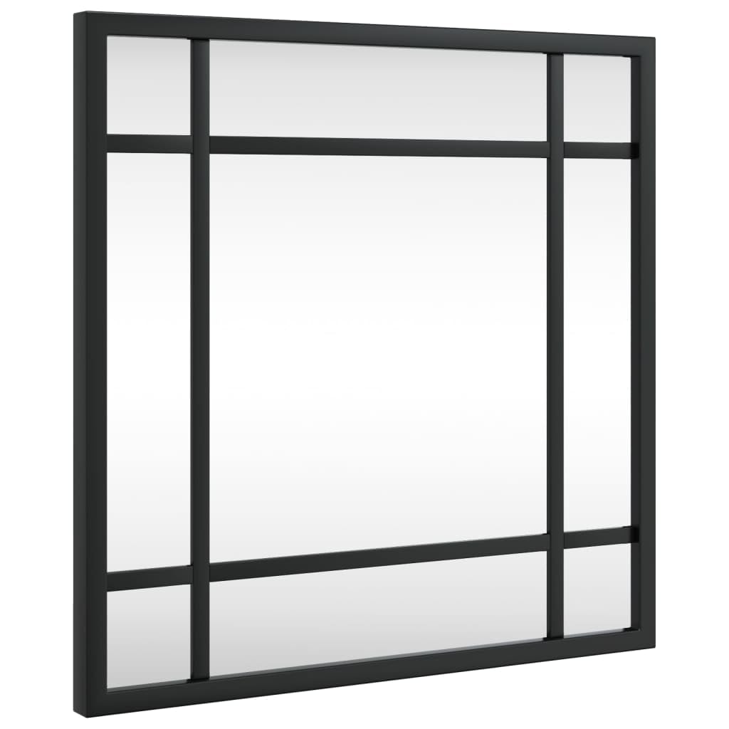 vidaXL Wandspiegel, Hängend Quadratisch Spiegel Badspiegel, Fensterspiegel für Badezimmer Wohnzimmer