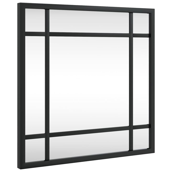 vidaXL Wandspiegel, Hängend Quadratisch Spiegel Badspiegel, Fensterspiegel für Badezimmer Wohnzimmer