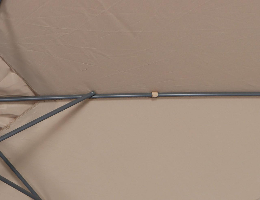 Trend Line Alu Marktschirm Lagos mocca 200 x 300 cm Sonnenschirm Gartenschirm