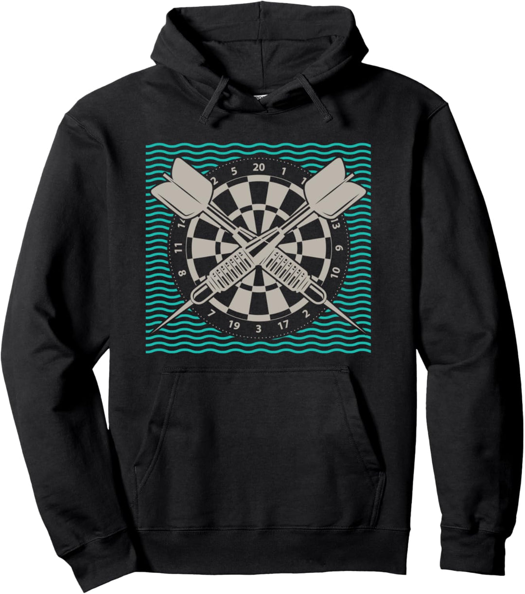Dartscheibe Dart Sport Dartpfeile Pullover Hoodie