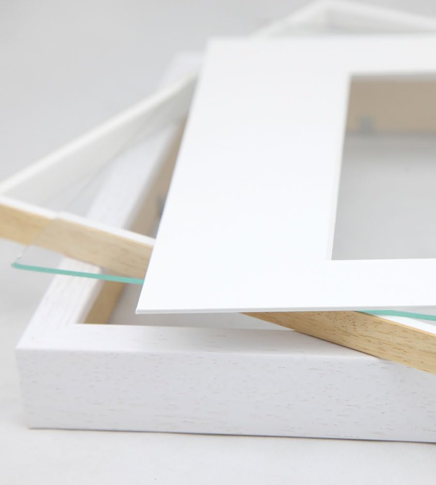 KM Foto 3D Objektrahmen Holz Bilderrahmen Shirt Trikot Rahmen Collage Wanddeko Poster S223: Farbe: S