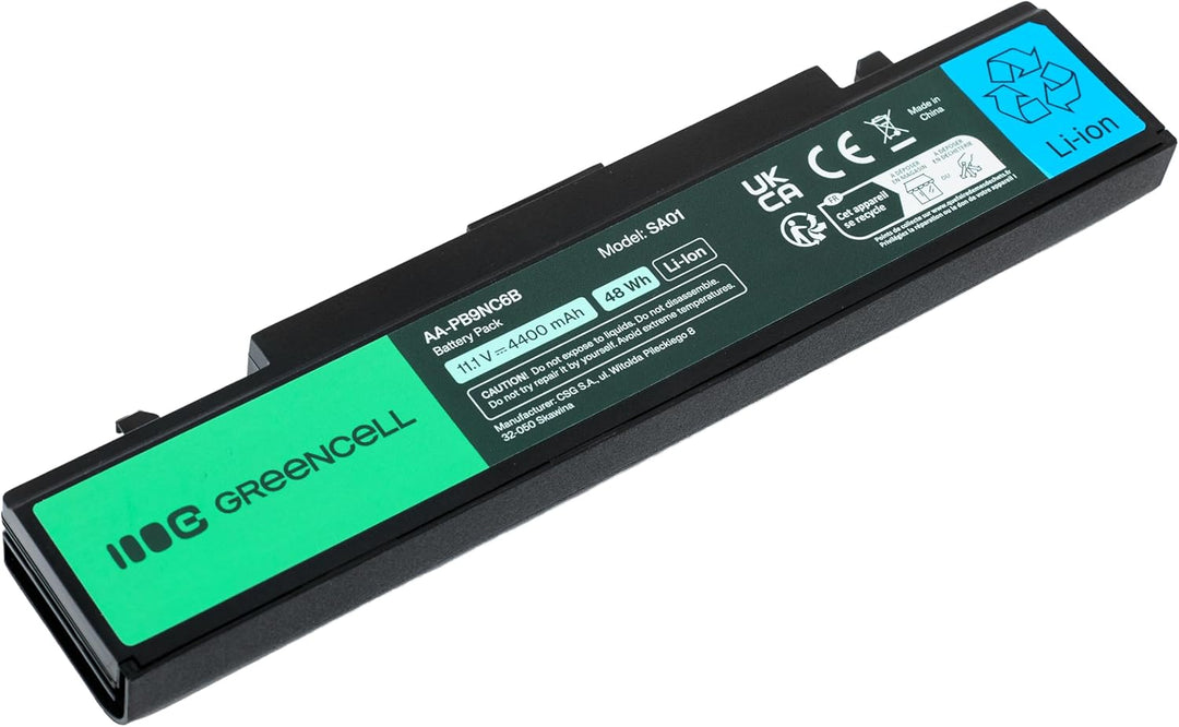 Green Cell Standard Serie Laptop Akku für Samsung Serie 3 350E 350V 355E 355V NP350E5C NP350E7C NP35