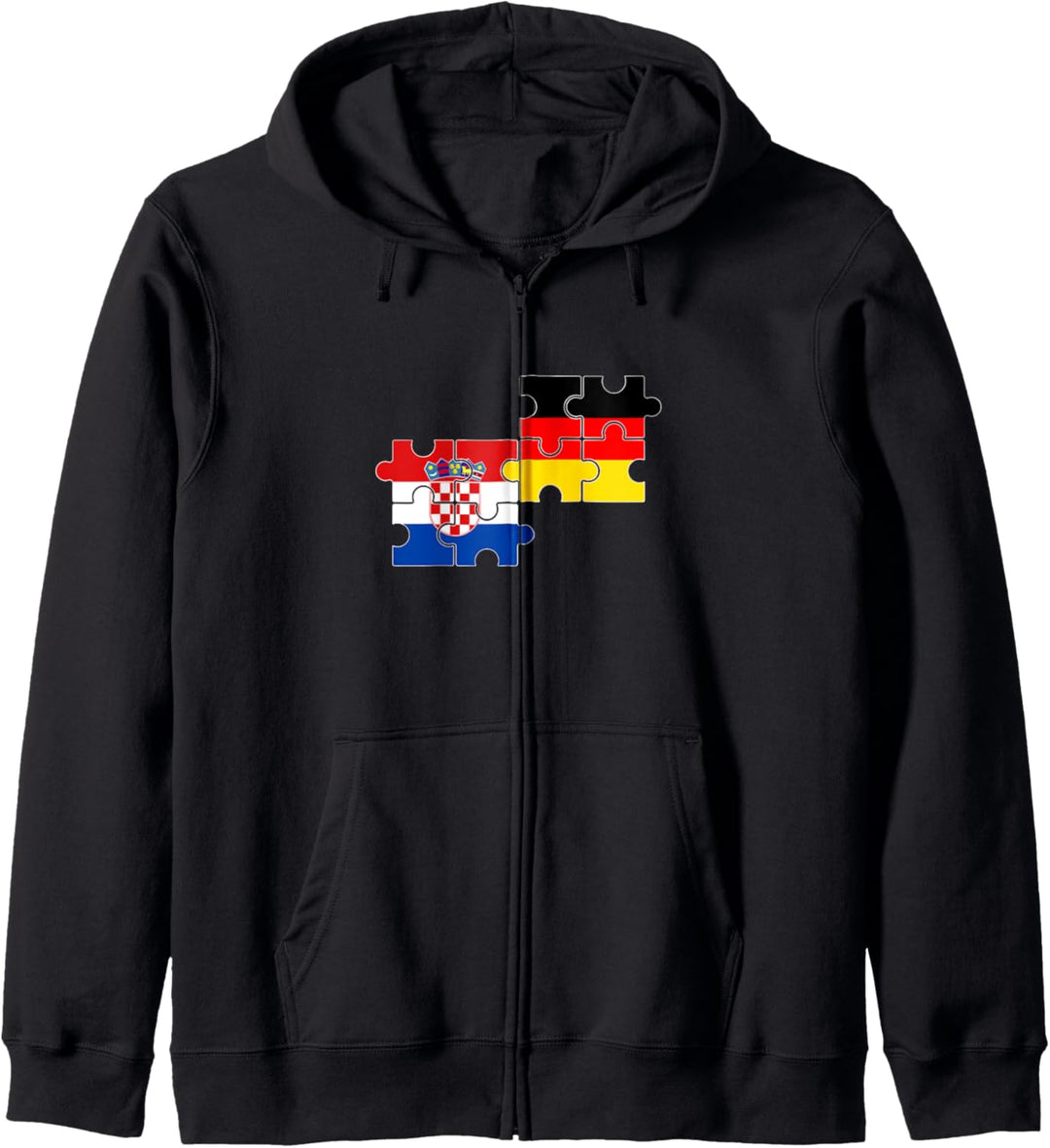 Kroatien Deutschland Flagge Deutsch Kroate Kapuzenjacke