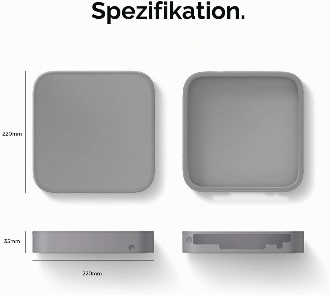 elago Silikonhülle Kompatibel mit Apple Mac Mini M2, M2 Pro [2023] Kompatibel mit Mac Mini M1 [2020]