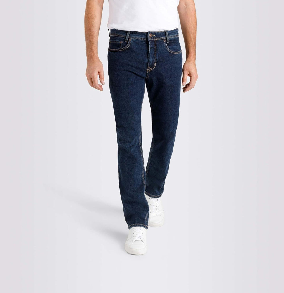 MAC Herren Straight Leg Jeanshose Arne 30W / 30L H611 Deep Blue Stonewash, 30W / 30L H611 Deep Blue