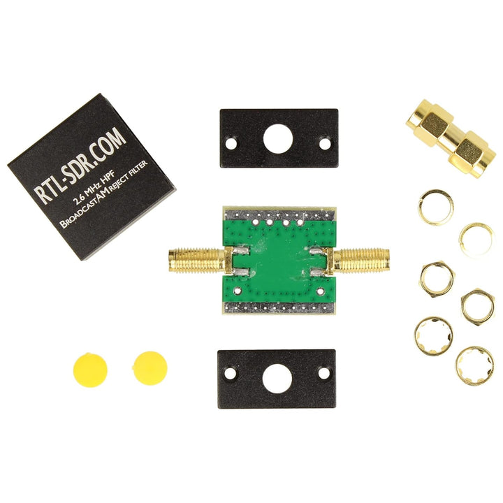 RTL-SDR Blog Broadcast AM Reject High Pass Filter + Adapter ﴾ 08 ﴿, ﴾ 08 ﴿