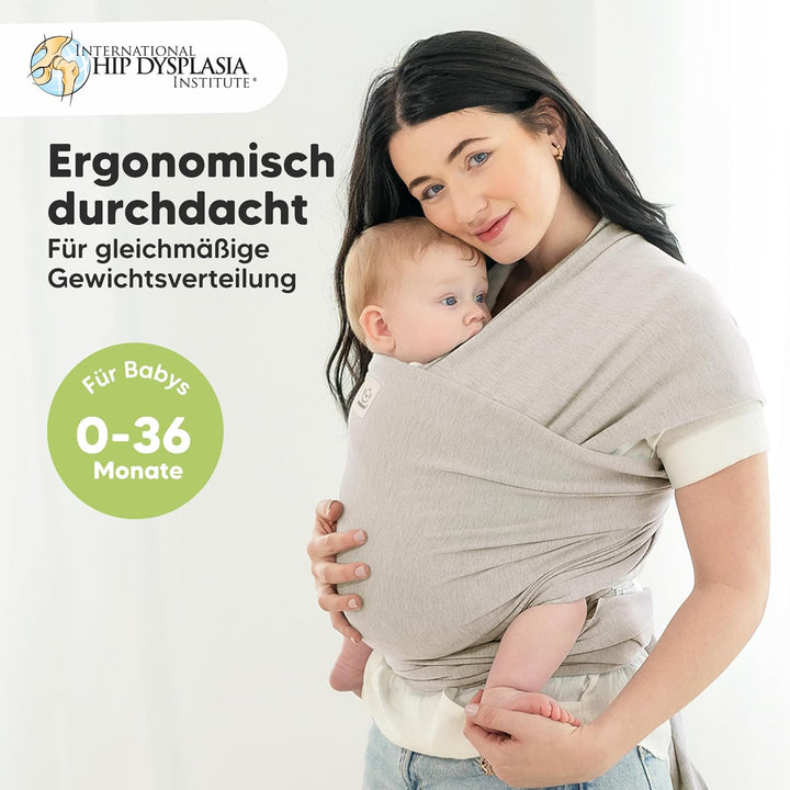 KeaBabies Babytrage Ab Geburt - Atmungsaktive Babytragetücher, Babytrage Neugeborene Ab Geburt, Baby