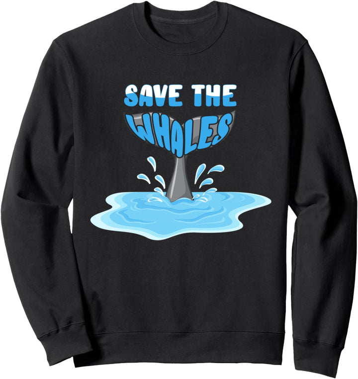 Save The Whale Klimawandel Tag der Erde Sweatshirt