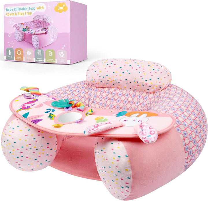 Aufblasbarer Babystuhl, Babyschale für 3-36 Monate, tragbarer Säuglings-Luftpumpensitz, Babysitze zu