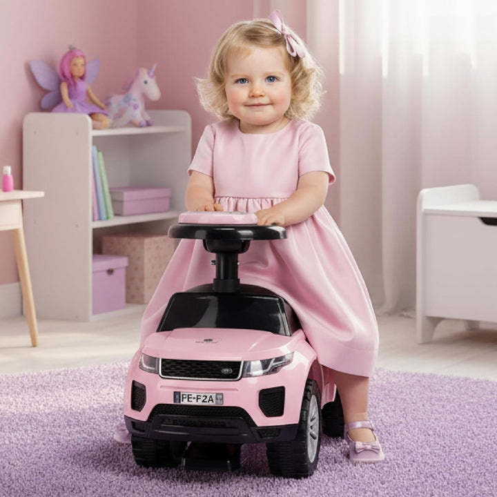 Rutschauto ab 1 Jahr, Kinderauto ab 12 Monaten, Baby Auto, Lauflernhilfe mit Hupe und Motorengeräusc