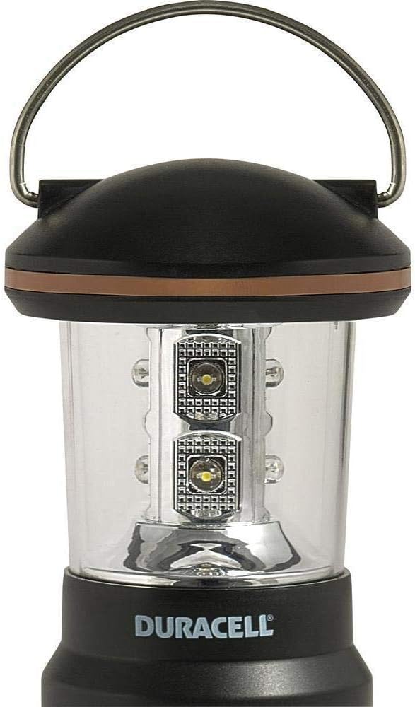 Duracell Taschenlampe, Explorer-Laternen-Serie Laternen-Taschenlampe, 90 Lumen, LED-Licht, Schwarze