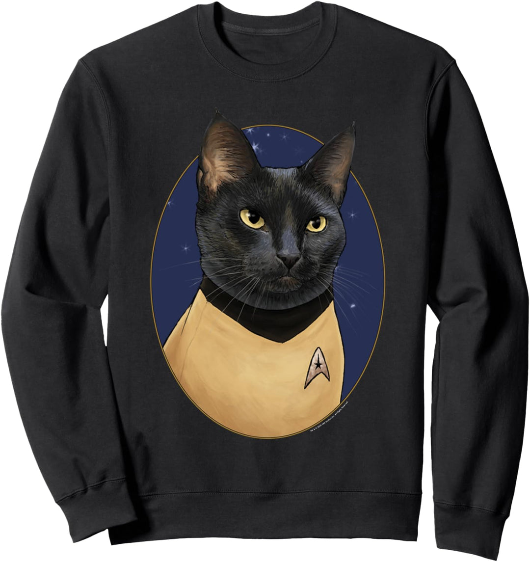 Star Trek: The Original Series Sulu Cat Portrait Sweatshirt