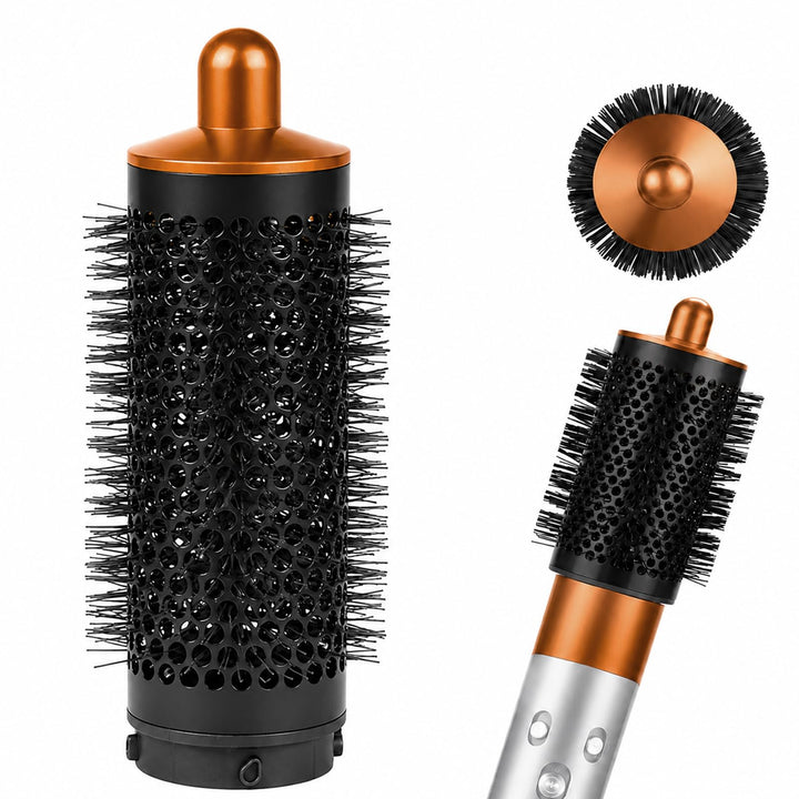 Grosse Runde Volumenbürste für Dyson Airwrap HS01/HS05/HS08, für schlaffes flaches Haar, mit langen