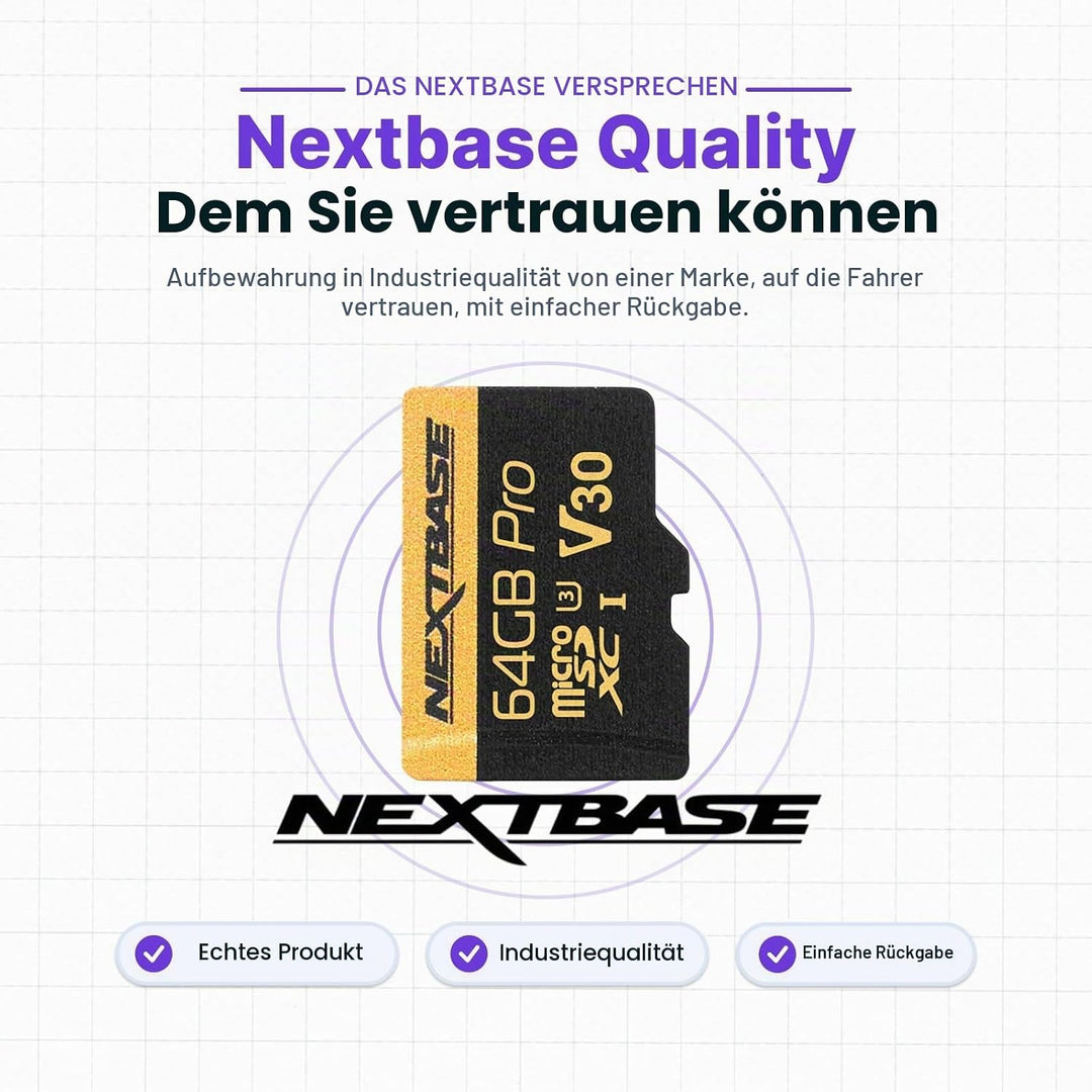 Nextbase Series 2 SD Cards (64 GB) 64GB, 64GB