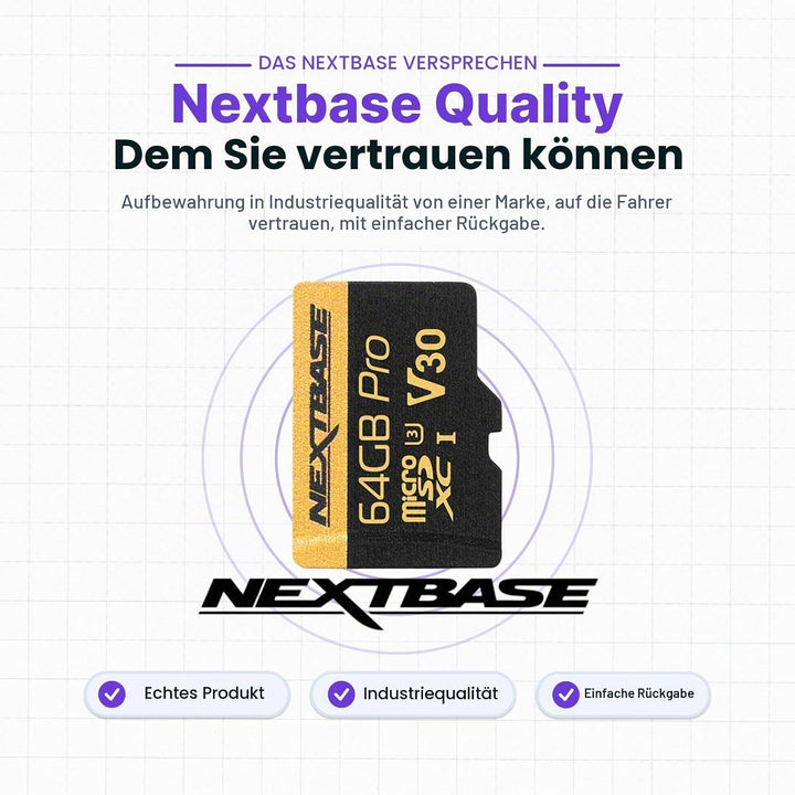 Nextbase Series 2 SD Cards (64 GB) 64GB, 64GB